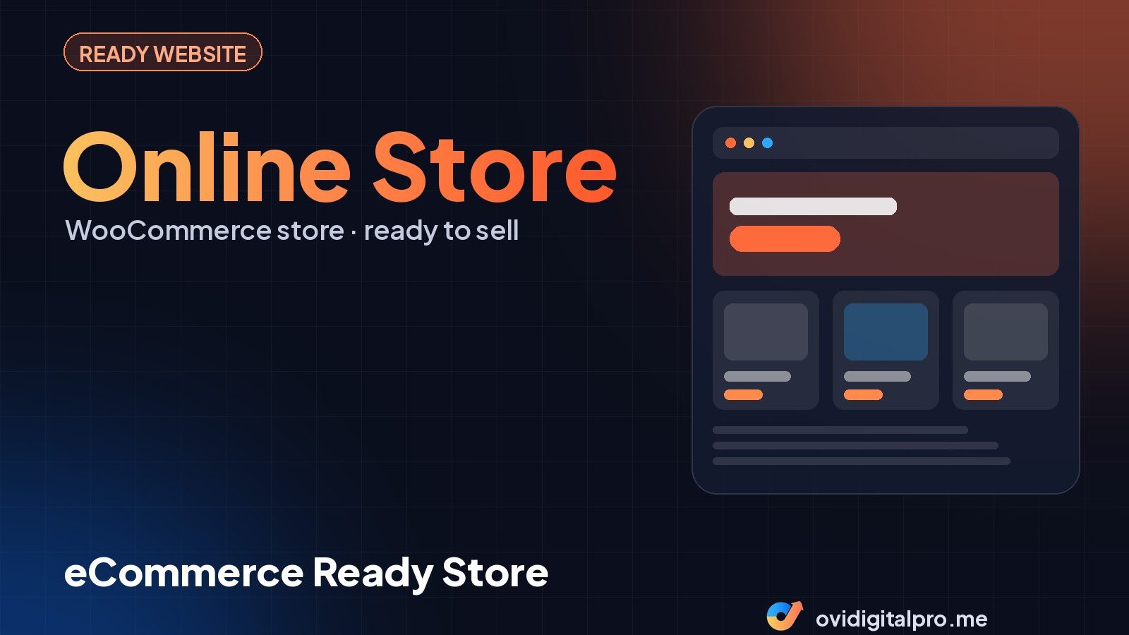 eCommerce Ready Store