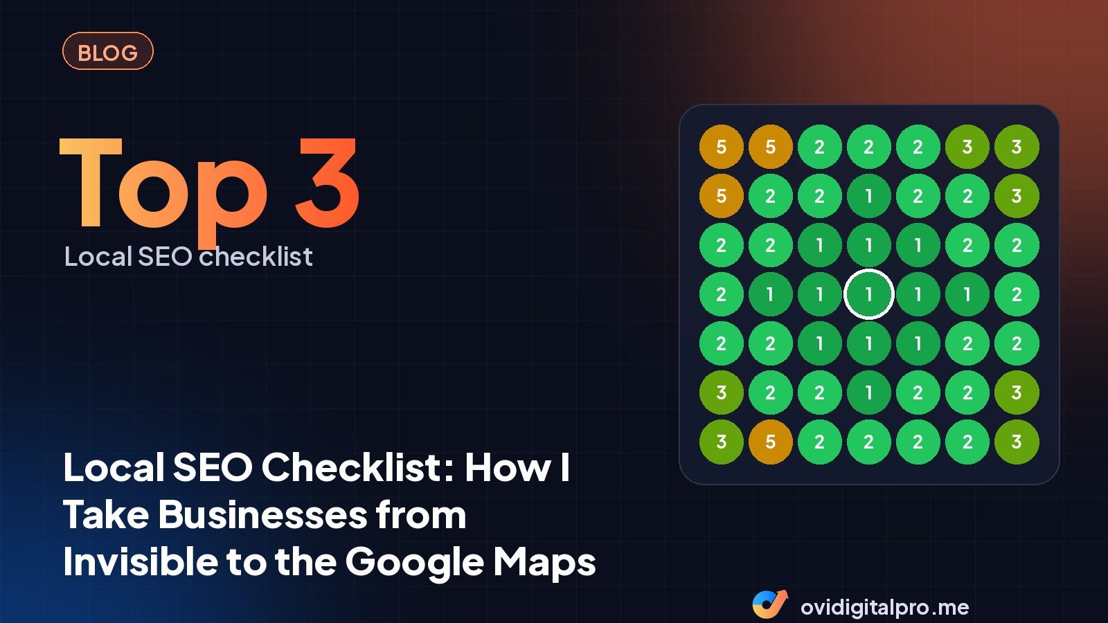 Local SEO Checklist: How I Take Businesses from Invisible to the Google Maps Top 3