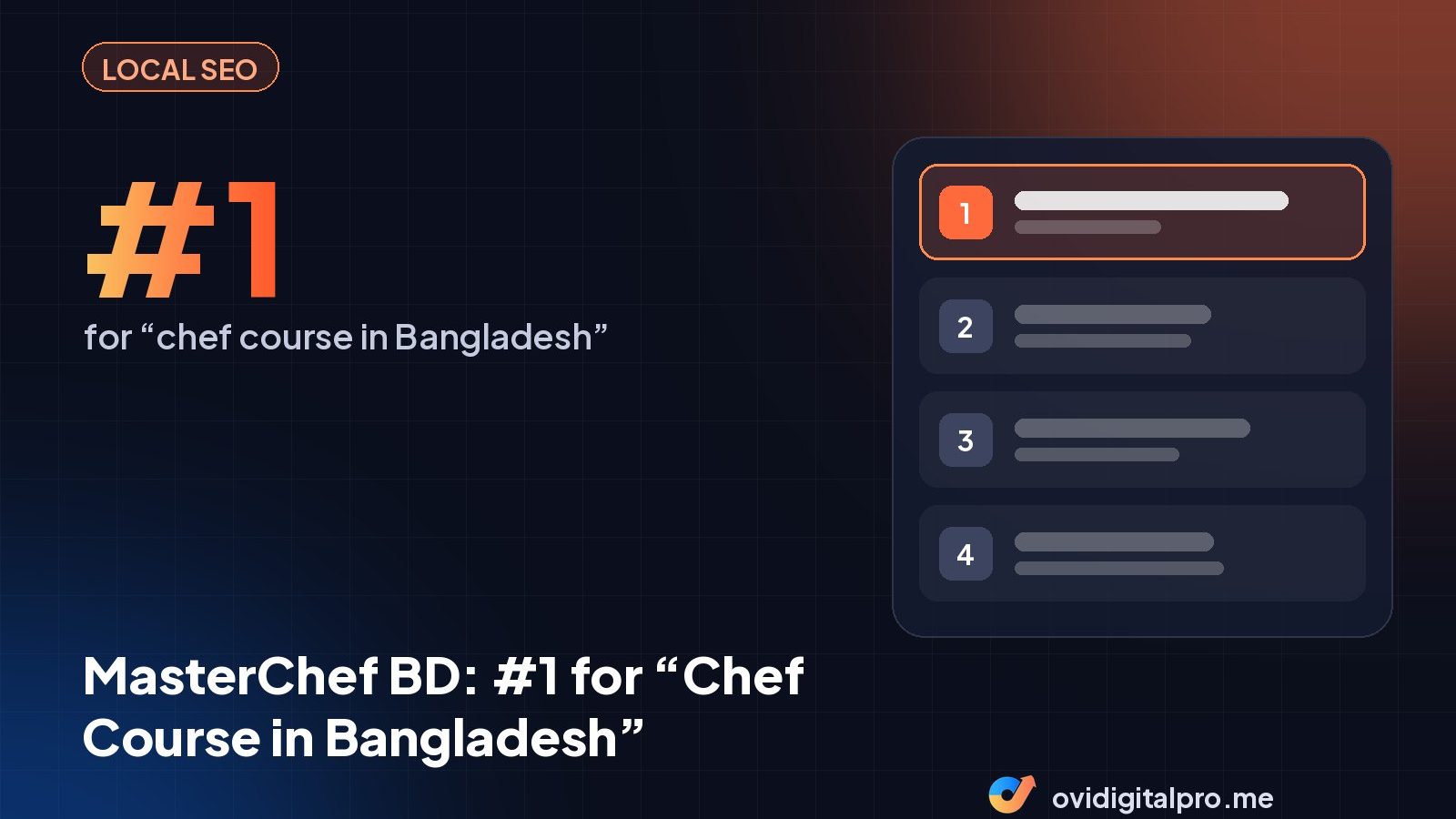 MasterChef BD: #1 for “Chef Course in Bangladesh”