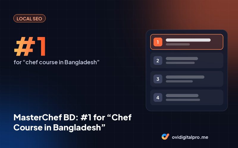 MasterChef BD: #1 for “Chef Course in Bangladesh”