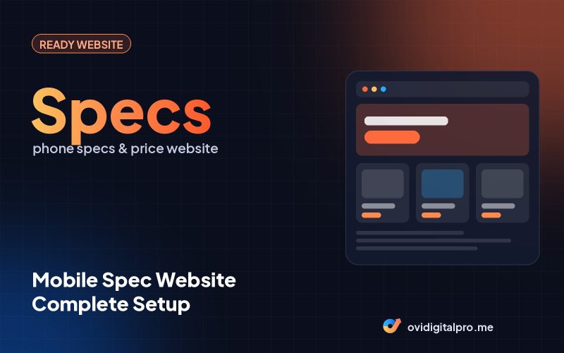 Mobile Spec Website Complete Setup