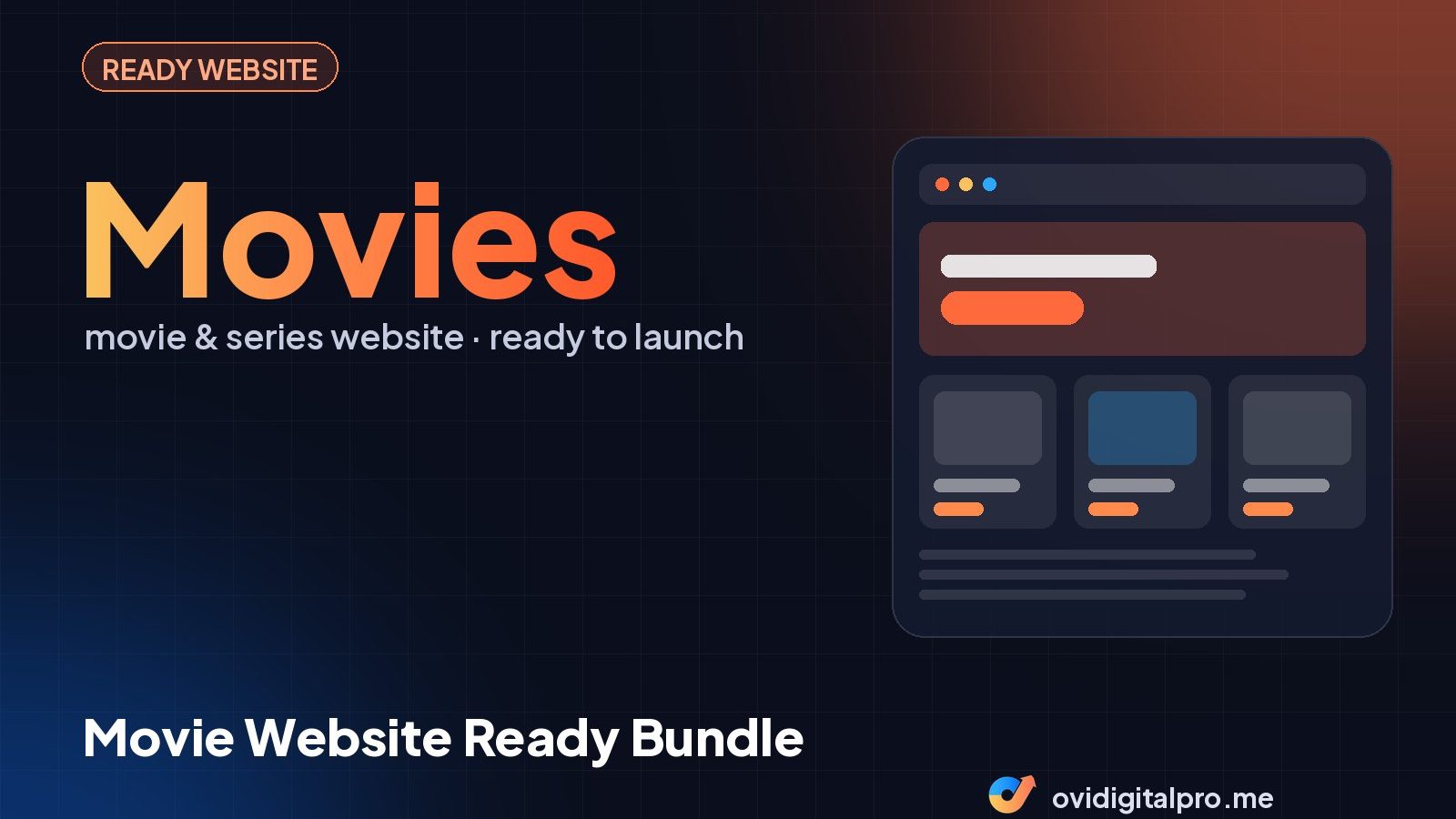 Movie Website Ready Bundle
