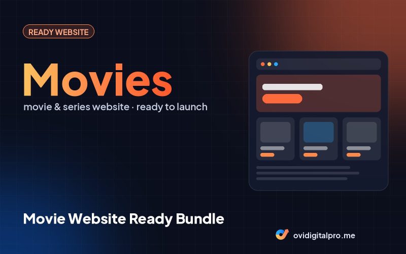 Movie Website Ready Bundle