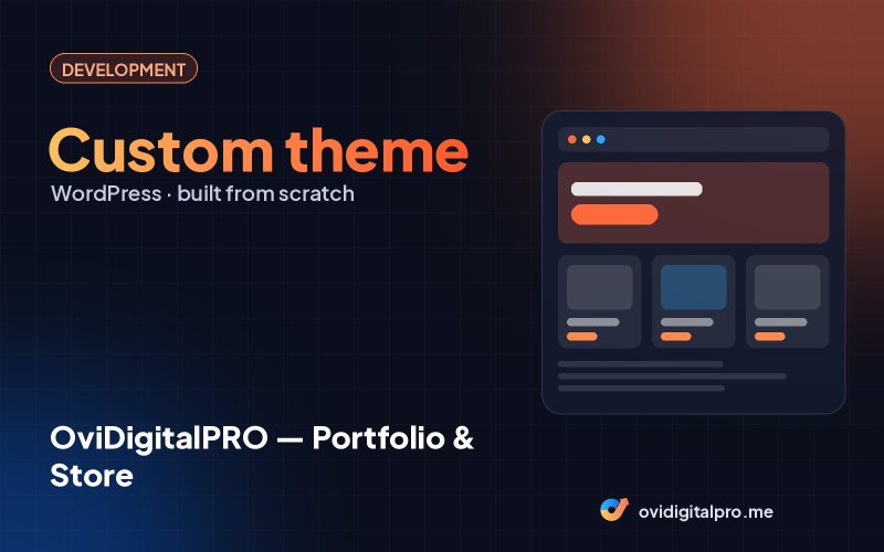 OviDigitalPRO — Portfolio & Store